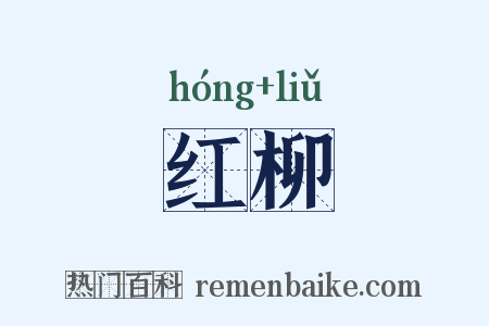 红柳是什么意思的图片